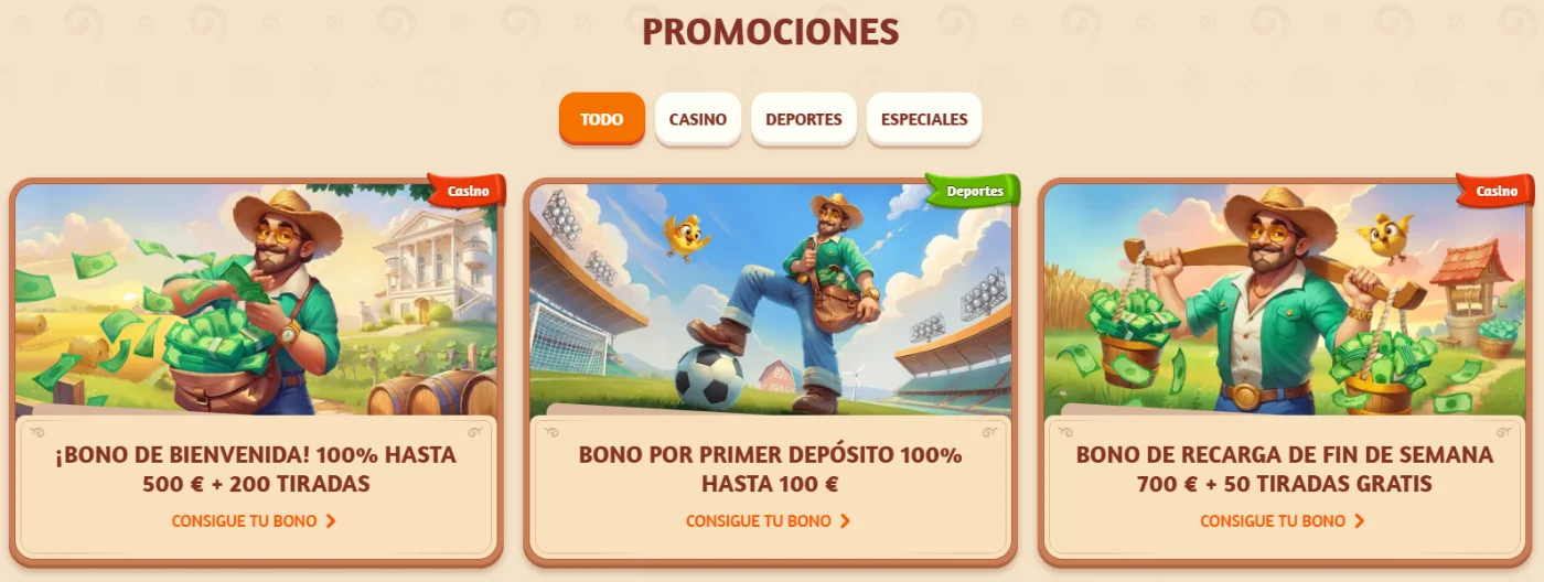 Promociones y Bonos Deportivos en BillyBets